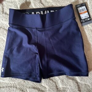 Under Armour Women's Dark Blue Athletic Shorts